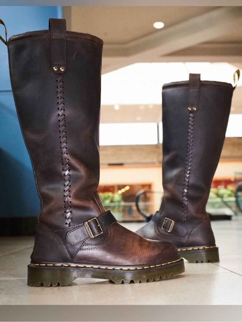 Size 9 Doc Martens Anistone Knee High Boots